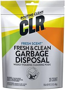 CLR Fresh & Clean Garbage Disposal, Fresh Scent Weekly Foaming Cleaning Pods, 20 Pods