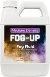 FogUp Medium Density Fog Juice - Extremely Long Lasting, High Output Non-Toxic Odorless Water-Based Fog Machine Fluid - 1 Quart, 32 fl oz for All Standard Fog Machines