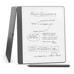 Amazon Kindle Scribe (64 GB) - Your notes, documents and books, all in one place. With built-in AI notebook summarization. Includes Premium Pen - Tungsten