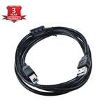 SLLEA USB Cable Laptop PC Power Cord Lead for Yamaha Motif ES6 ES7 ES8 Motif6 Motif7 Motif 8 Music Synthesizer Type A to Type B High Speed 2.0 Data Synac Cable Cord Black