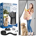 BlissTrends Magnetic Screen Door, Door Screen Magnetic Closure, Patio Screens for Patios Outside Outdoor, Mesh Screen Doors with Magnets Pet Friendly, Screen for Door to Keep Bugs Out (38"×81")