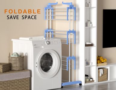 HOMIDEC 4-Tier Clothes Drying Rack – Foldable Laundry Airer