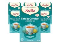 Yogi Tea, Throat Comfort, Organic Herbal Tea, Naturally Caffeine Free, Blend of Liquorice, Fennel and Thyme, 6 Packs x 17 Tea Bags (102 Teabags Total)