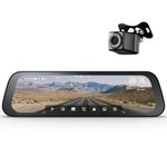 70mai S500 Rearview Mirror DashCam, 3K 1944P Front & FHD Rear, STARVIS 2 with Dual HDR, 9.35” IPS Touch Screen, G-Sensor, WiFi, Super Capacitor, Optional Parking Mode (S500)