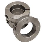 Coastal Shaft Collars - 1.25" Bore Diameter - Clamping Two Piece Shaft Collar - 303 Stainless Steel (4 Pack)