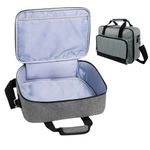 Carrying Bag for Epsons CO-W01 Projector, Carrying Case for Epsons CO-FH02, VS260, ViewSonicss M2W WXGA Projector with Pockets & Adjustable Shoulder Straps (Gray)