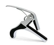 GC-SL Silver One Handed Trigger Guitar Metal Capo Quick Change For Ukulele, Electric And Acoustic Guitars,