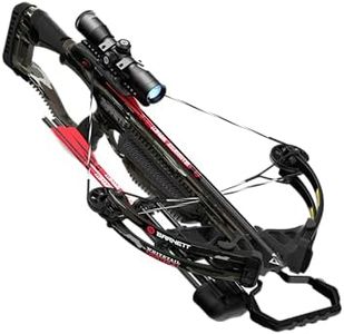 Barnett Whitetail Hunter II Crossbow, with 4x32 Multi-Reticle Scope, 2 Headhunter Arrows, Lightweight Quiver