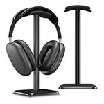 Alyvisun Headphones Stand [Weighted Base & Taller Height] Headset Holder Stand, Universal Headset Desk Hook for All Gaming Headset/Desktop Earphones