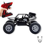 Sanghariyat® Remote Control Rock Crawler 5 Function High Speed 1:18 Rc Car Toys for Boys 2Wd Off Road Vehicle Toy Cars for Kids Monster Truck Rock Climbing Car Toy for Kids【Colors as Per Stock】