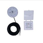 Poolexa SS06030C 6 inch Small LED Color Inground Pool/Spa Light for Wet Niche with 30 Foot Cord (Controller Included)