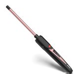 AGARO Round Chopstick Curler, With 10 MM Barrel, Rod, Tong, Chopstick Round Hair Curler, Ceramic Coated Plates, Cool Touch Tip, Fast Heating, For Men Women, Maggie Curl, Styling (HC7017, Rose Gold & Black).