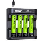 XTAR 4-Pack AA AAA Lithium Recharge