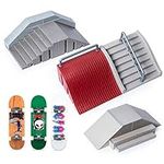 TECH DECK, Ultimate Street Spots Pack with 3 Fully Assembled Exclusive Boards Toys, Coast to Coast Edition