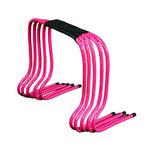 Xin Precision Agility Training Fitness High Flat Hurdles Speed/Agility Training Hurdles， Football Rugby Running Speed Training 5 pieces (Color : B, Size : 50cm)
