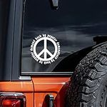 Back by Popular Demand Peace Decal 