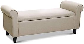 Artiss Upholstered Storage Ottoman,