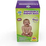 Mighty Clean Baby Disposable Diaper Bags with Light Powder Scent, 300 count