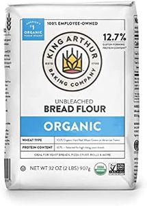 King Arthur Flour Unbleached Bread Flour Organic - Pack of 3 (2lbs Each Bag)3