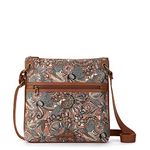 Sakroots Women's Flat Cross Body Handbag, Sienna Spirit Desert, One Size