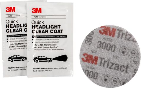 3M Headlight Restoration Kit – Lens Cleaning and Polishing System
