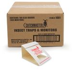 Catchmaster Strong Cockroach Killer 300x 100i - Powerful, Long-Lasting Cockroach Glue Traps | Easy Setup, Effective for 1 Year | Non-Toxic, High-Efficiency Cockroach Traps, Made in USA