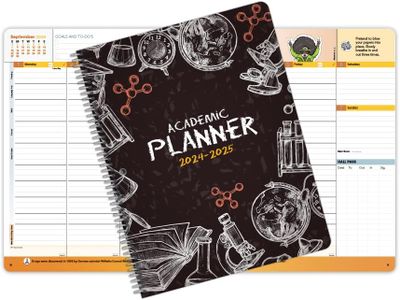 Dated Middle High School Student Planner 2024-2025 Academic School Year, Large (8.5" by 11") Matrix Style Datebook with Classic Middle/High Matrix Cover