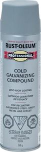 Rust-Oleum Professional Cold Galvanizing Compound Spray in Metal Silver, 586g