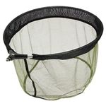 NGT FNH-NET-MATCH-DLX Deluxe Match Pan Landing Net Carp Fishing Green Soft Mesh 50 X 40 X 25cm - Green, 50 x 40 x 25cm