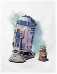 Bioworld Star Wars Grogu and R2-D2 Kitchen Dish Towel