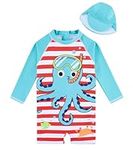 Infant Boys One Piece Swimsuits wit