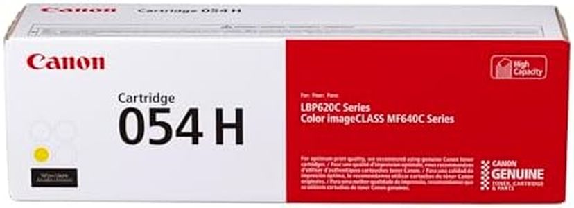 Canon Genuine Toner, Cartridge 054 Yellow, High Capacity (3025C001) 1 Pack, for Canon Color imageCLASS MF641Cdw, MF642Cdw, MF644Cdw, LBP622Cdw Laser Printers