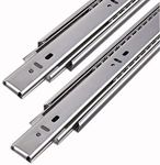 XADAX Ball Bearing Slide Systems/Drawer/Telescopic Channel Set (45 Kg Capacity, Silver) (34" - 850 MM)