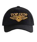 Top Gun® 3D Logo Cap, Black/Yellow, One Size