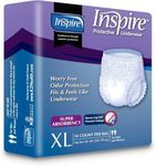 Inspire Adult Diaper Incontinence Underwear, Extra Large, 56 count