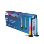 Philips LightTheatre Wi-Fi Gradient Light Bars | RGBIC Multi-Color Display |Versatile Placement & Easy Setup | Wi-Fi Connected | App & Voice Control | Compatible with Alexa, Google Home & HomeKit, LED