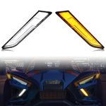 SAUTVS Lower Accent Panel Light Kit for Slingshot 2020-2023, Daytime Running Light Driving Lights Turn Light for 2020-2023 Polaris Slingshot S GT R LE SL Accessories, Replacement #2884606