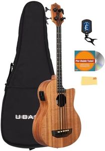 Kala UBASS-NOMAD-FS Nomad Acoustic-Electric U-Bass Bundle with Gig Bag, Tuner, Austin Bazaar Instructional DVD, and Polishing Cloth