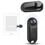 DATAFY Page Turner for Kindle Paperwhite Oasis Remote Control Page Turner Clicker for Kindle Kobo iPhone iPad Android Tablets E-Book Reading Novels Kindle Accessories (Black)