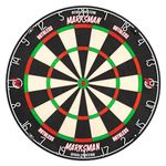 Ruthless Marksman Dart Board | Professional Level Ultra Thin Wire Sisal Dartboard for Steel Tip Darts (DB072)