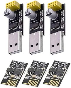 AZDelivery ESP8266 ESP-01S Modulo WiFi con USB Adaptador Compatible con Arduino con E-Book Incluido!