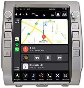 LINKSWELL Gen IV T-Style 12.1 Inch Radio Replacement for Tundra 2014 to 2020 GPS Navigation Android Head Unit Multimedia Player HDMI/BT/USB/AUX/WiFi Car Stereo TS-TYPU12-1RR-4B