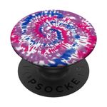 PopSockets Bisexual Tie Dye Flag Color Spiral Tie Die Bi Pride Sexual PopSockets Swappable PopGrip