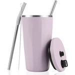 Insulated Tumbler With Straws