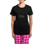 CafePress Sherlock Women's Dark Pajamas Womens Novelty Cotton Pyjama Set, Comfortable PJ Sleepwear