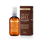 Hair Xpertise Moroccan Argan Oil- Treatment For Damaged Hair | Nourishes And Moisturises Dry Hair | Repairs, Smoothes And Brings Life To Your Hair! - For All Hair Types [Vegan 100ml