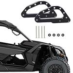 KAKABAS UTV X3 Roll Bar Grab Handle Compatible with Can-Am Maverick X3 XDS XRS XMR XRC Turbo RR 2017-2023,Black Coating Aluminium Heavy Duty Cage Handles 2PCS