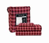 100% Cotton Flannel Sheets Set - Flannel Sheets Twin, 3-Piece Bed Sheets - Lightweight Bedding, Brushed for Extra Softness, Warm, Breathable, 16" Deep Pocket - Red Check