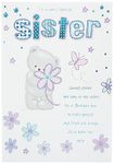 Piccadilly Greetings Group Ltd Special Sister Birthday Card - Large 9 x 6.25 Inches,blue|green