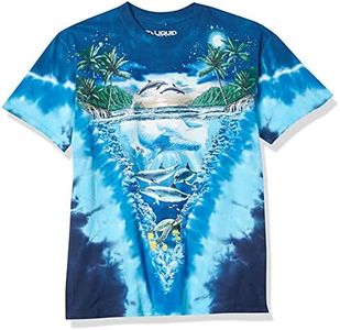 Liquid Blue Unisex-Adult Mens 114435-Tie Dye/Multi-2XL Night Time Dive T-Shirt Short Sleeve T-Shirt - Multi - XX-Large